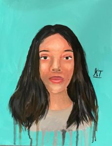 Painting a portrait of myself