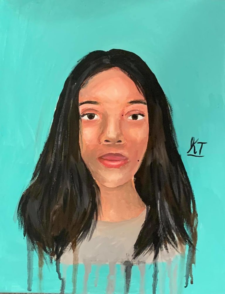 Painting a portrait of myself